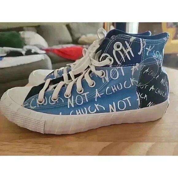 Converse 172573C UNT1TL3D High Not A Chuck University Blue Sneakers Sz M9 W11 - Picture 1 of 8